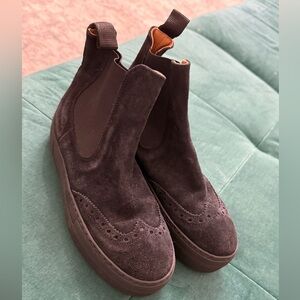 Elegant Brown Women's Slip-On Shoes